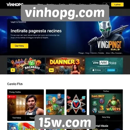 Navegação e usabilidade do site vinhopg.com em destaque