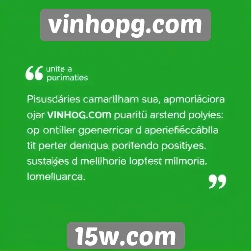 Feedback dos usuários sobre a experiência no vinhopg.com